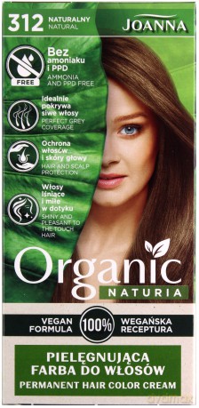 Joanna Naturia Organic Farba nr 312 Naturalny 1 op. [KOSMETYKI]