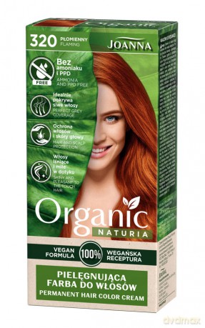 Joanna Naturia Organic Farba nr 320 Płomienny 1 op. [KOSMETYKI]