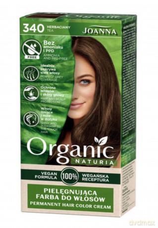 Joanna Naturia Organic Farba nr 340 Herbaciany 1 op. [KOSMETYKI]