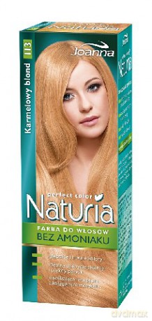 Joanna Naturia Perfect Color Farba do włosów nr 113 Karmelowy Blond [KOSMETYKI]