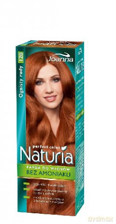 Joanna Naturia Perfect Color Farba do włosów nr 120 ognisty rudy [KOSMETYKI]