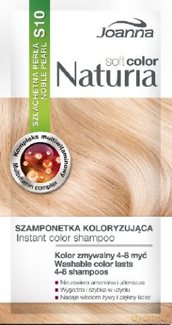 Joanna Naturia Soft Color Szampon koloryzujący S10 Szlachetna Perła 1szt [KOSMETYKI]