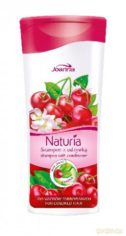Joanna Naturia Szampon do włosów 2w1 mini 200ml wiśnia [KOSMETYKI]
