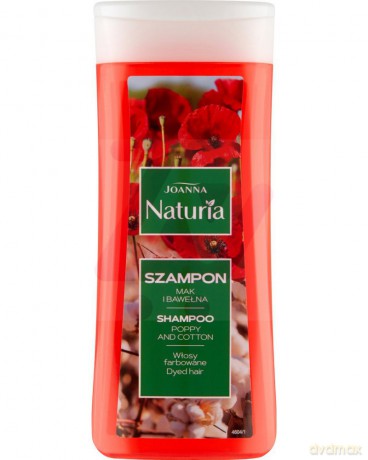 Joanna Naturia Szampon do włosów Mak i bawełna 200ml [KOSMETYKI]
