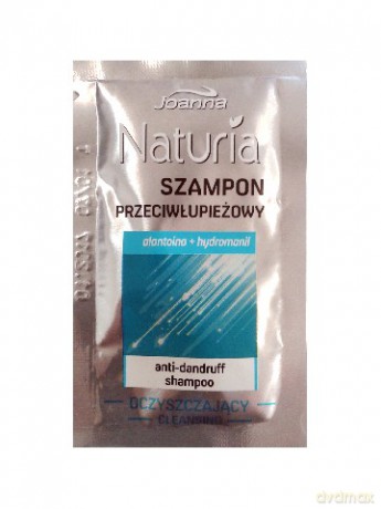 Joanna Naturia Szampon do włosów Przeciwłupieżowy Saszetka 1 op.- 25szt x 10ml [KOSMETYKI]