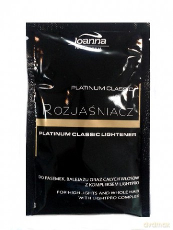Joanna Profesjonalna Rozjaśniacz do włosów blond Platinum Classic 40g [KOSMETYKI]