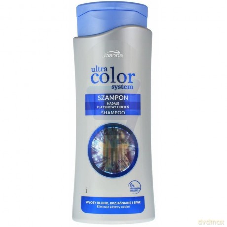 Joanna Ultra Color System Szampon do włosów blond, rozjaśnianych i siwych 400ml [KOSMETYKI]