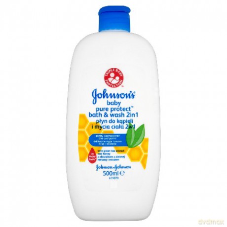 Johnson&Johnson Baby Pure Protect Płyn do kąpieli i mycia ciała 2w1 500ml [KOSMETYKI]