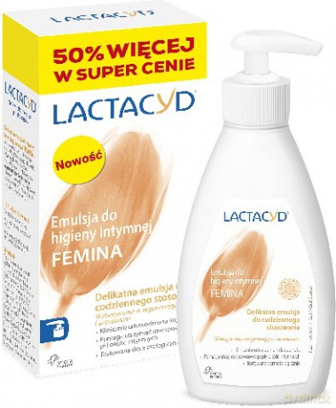 Lactacyd Femina Emulsja do higieny intymnej - pompka 300ml [KOSMETYKI]