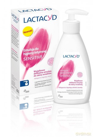 Lactacyd Sensitive Emulsja do higieny intymnej z pompką 200ml [KOSMETYKI]