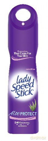 Lady Speed Stick Dezodorantw sprayu Aloe skóra wrażliwa 150ml [KOSMETYKI]