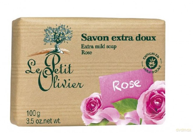 Le Petit Olivier Mydło prowansalskie Róża 100g [KOSMETYKI]