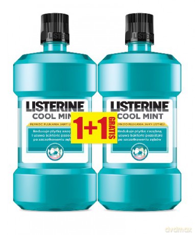 Listerine Coolmint Płyn do płukania jamy ustnej DUO 250ml x 2 [KOSMETYKI]
