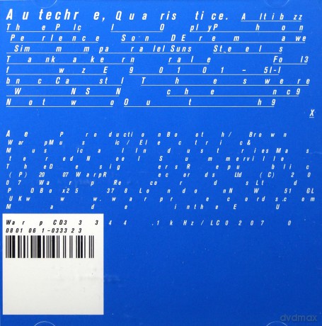 Autechre: Quaristice [CD]