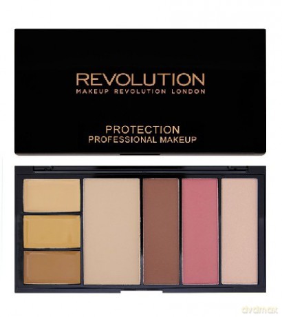 Makeup Revolution Protection Palette Zestaw do modelowania twarzy Medium 29.7g [KOSMETYKI]