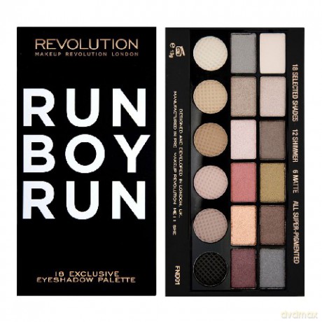 Makeup Revolution Salvation Palette 18 Zestaw cieni do powiek Run Boy Run (18 kolorów) 13g [KOSMETYKI]