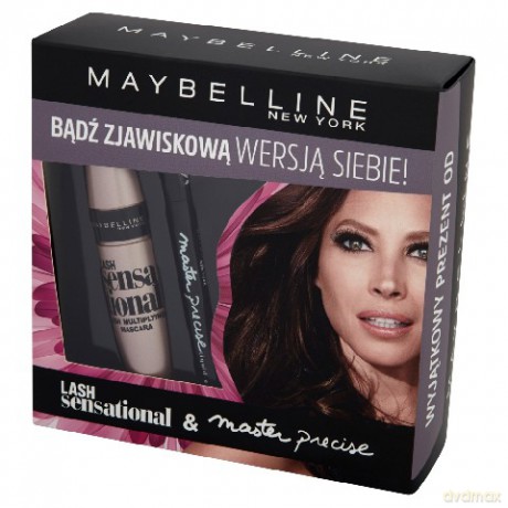 Maybelline Zestaw prezentowy Lash Sensational (maskara Lash Sensational + eyeliner Master Precise) [2xKOSMETYKI]