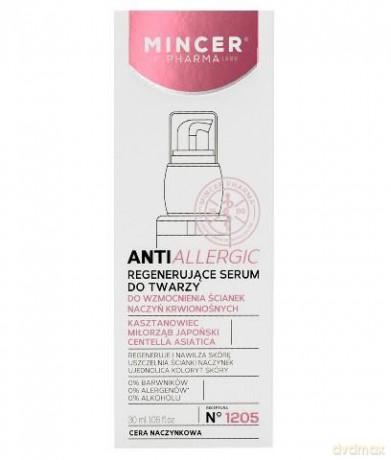 Mincer Pharma AntiAllergic Serum regenerujące na noc do twarzy 30ml [KOSMETYKI]