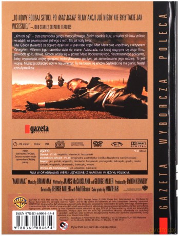 Mad Max (Kolekcja Gazety Wyborczej 28) [DVD]