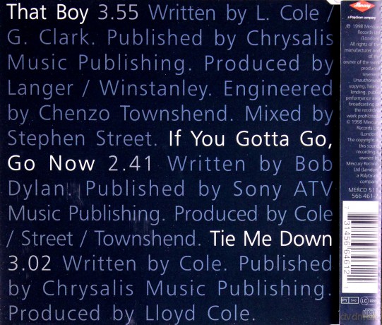 Lloyd Cole: That Boy (maxisingle) [CD]