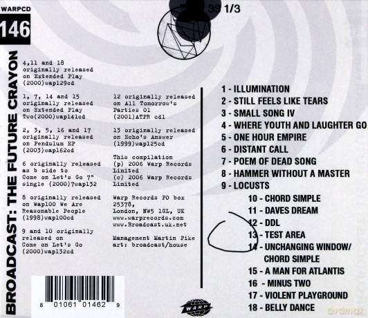 Broadcast: The Future Crayon [CD]