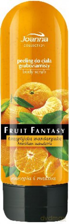 Joanna Fruit Fantasy Peeling Gruboziarnisty Brazylijska Mandarynka 200ml