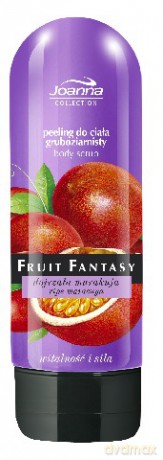 Joanna Fruit Fantasy Peeling Gruboziarnisty Dojrzała Marakuja 200ml