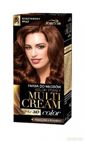 Joanna Multi Cream Color Farba Nr 38 Kasztanowy Brąz