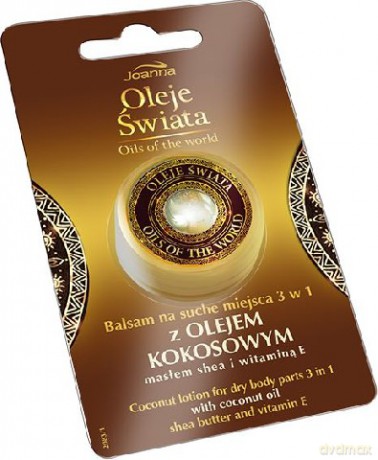 Joanna Oleje Świata Balsam 3w1 Na Suche Miejsca Z Olejem Kokosowym 10g