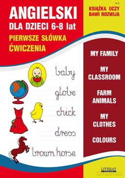 Angielski dla dzieci zeszyt 3 6-8 lat Książka uczy, bawi, rozwija - Joanna Bednarska [KSIĄŻKA]