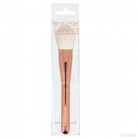 Makeup Revolution Ultra Metals Pędzel Do Modelowania Twarzy Sculpt Blush F303 1szt