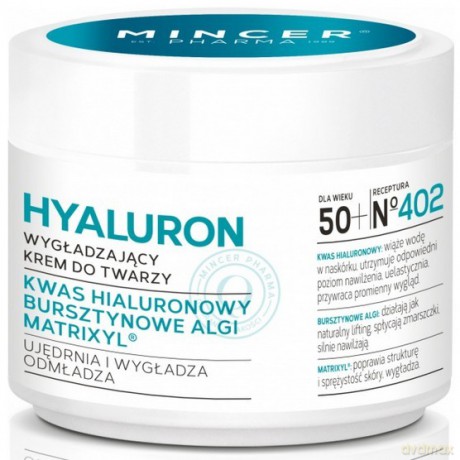 Mincer Pharma Hyaluron Krem Wygładzający 50+ Nr 402 50ml