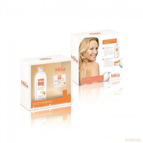 Mixa Zestaw Prezentowy (krem Odżywczy 25% 50ml+Płyn Micelarny Przeciw Przesuszaniu 400ml)