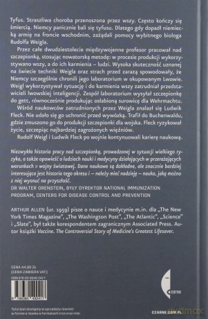Fantastyczne laboratorium doktora Weigla. Lwowscy uczeni, Tyfus i walka z Niemcami - Arthur Allen (twarda) [KSIĄŻKA]