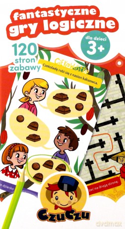 Gra Czuczu fantastyczne gry logiczne 3+ (twarda) [KSIĄŻKA]