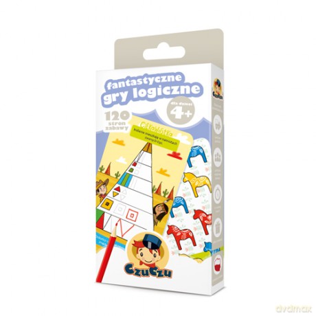 Gra Czuczu fantastyczne gry logiczne 4+ (twarda) [KSIĄŻKA]