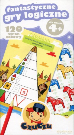Gra Czuczu fantastyczne gry logiczne 4+ (twarda) [KSIĄŻKA]