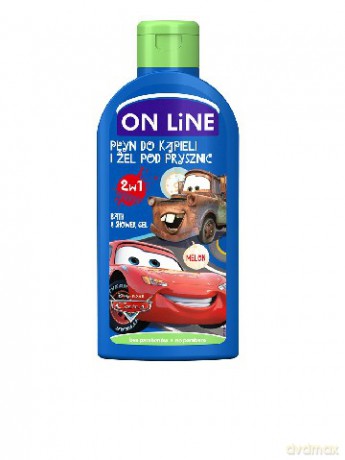 On Line Disney Cars Płyn Do Kąpieli I Żel Pod Prysznic 2w1 Melon 250ml