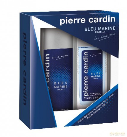 Pierre Cardin Zestaw Prezentowy Blue Marine (deo W Szkle 75ml+Deo Spray 200ml)
