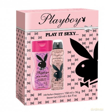Playboy Zestaw Prezentowy Play It Sexy (deo Spray 150ml+Żel Pod Prysznic 250ml)