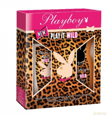 Playboy Zestaw Prezentowy Play It Wild For Her (deo W Szkle 75ml+Żel Pod Prysznic 250ml)