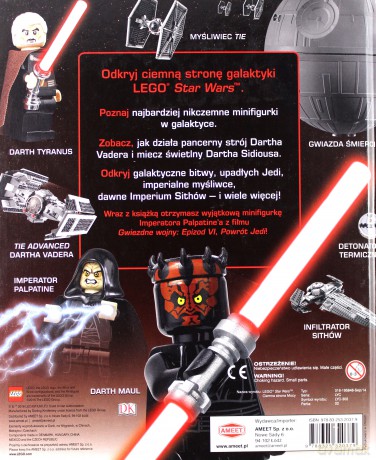 Lego Star Wars ciemna strona mocy (Gwiezdne Wojny) - Daniel Lipkowitz (twarda) [KSIĄŻKA]