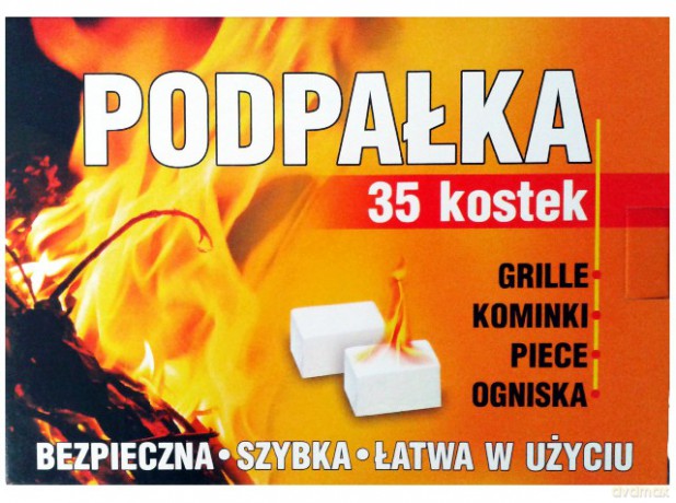 Podpałka Do Rozpalania Grilla I Kominka Kostki (35szt)