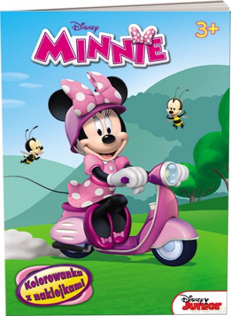 Minnie. Kolorowanka z naklejkami [KSIĄŻKA]