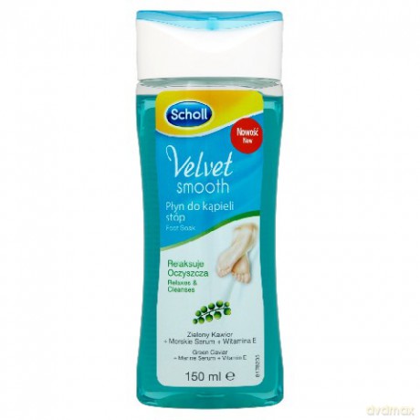 Scholl Akcesoria Do Stóp Velvet Smooth Płyn Do Kąpieli Stóp 150ml