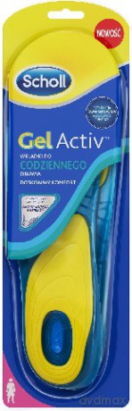 Scholl Gel Activ Wkładki Do Codziennego Obuwia Damskie 38-42 1 Para