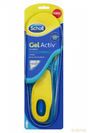 Scholl Gel Activ Wkładki Do Codziennego Obuwia Męskie 42-48 1 Para