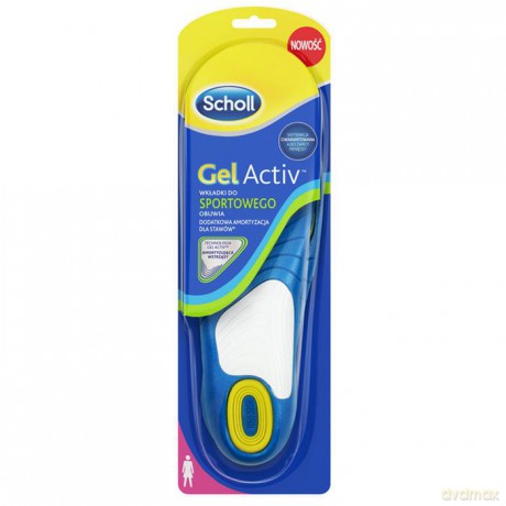 Scholl Gel Activ Wkładki Do Sportowego Obuwia Damskie 38-42 1 Para