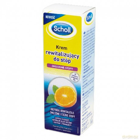 Scholl Pielęgnacja Stóp Krem Rewitalizujący Do Zmęczonych Stóp 75ml