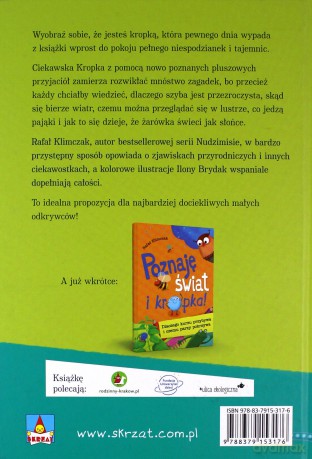 Poznaję świat i kropka. O żarówce, która świeci lustrze i pajęczej sieci - Rafał Klimczak (twarda) [KSIĄŻKA]